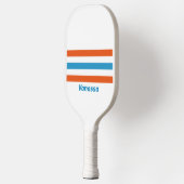Summertime Nostalgic Across Striping with Name ピックルボールラケット (左)