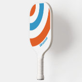 Summertime Nostalgic Circle Stripe with Name ピックルボールラケット (左)