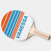 Summertime Nostalgic Horizon Striping with Name 卓球ラケット (横)