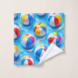 Summertime splash beach ball, premium hand and bat バスタオルセット