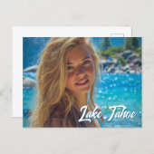 Summertime Vacation Family Photo ポストカード (正面/裏面)