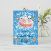 SummerWeenハロウィンプール誕生日パーティー幽霊 招待状 (スタンド正面)