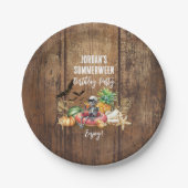 Summerween Birthday Party ペーパープレート (正面)