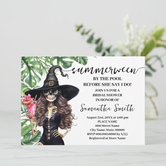 Summerween by the Pool Before I Do Shower 招待状 (スタンド正面)