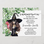 Summerween by the Pool Before I Do Shower 招待状 (正面/裏面)