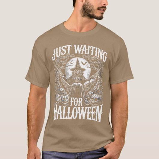 Summerween Halloween Summer Just Waiting For Hallo Tシャツ (正面)