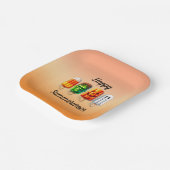 Summerween Halloween Summer Party ペーパープレート (傾斜あり)