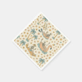 Summerween Party Skeleton Napkins スタンダードカクテルナプキン (角)