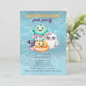 Summerween Pool Party Kids Birthday Party Any Age  招待状 (スタンド正面)