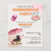 Summerween Pool Party Summer Halloween Goth (正面)