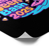 Summerween Sh 2025 Skeleton Beach Party Halloween  ポスター (角)