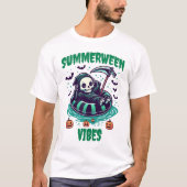 Summerween Vibes – Reaper Relaxed Tシャツ (正面)