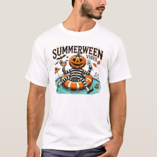Summerween Vibes Spooky Summer Tシャツ