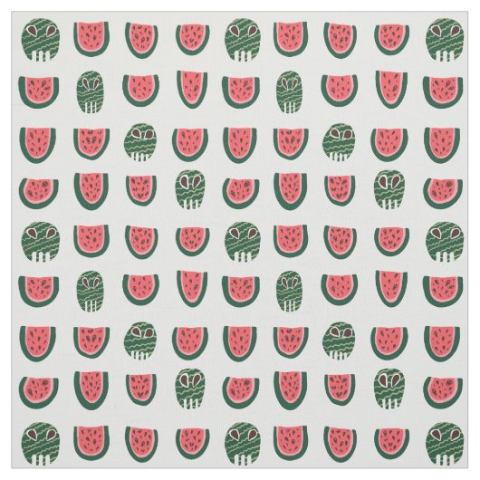 Summerween Watermelon Skull ファブリック (見本)