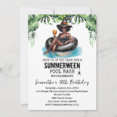 Summerween Witch Tropical Birthday Bash 招待状 (正面)