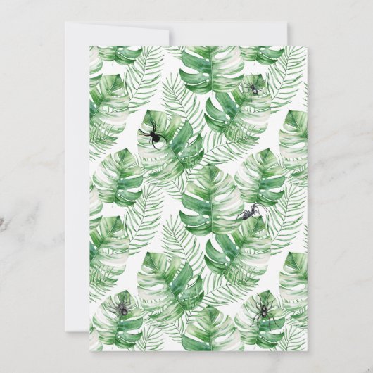 Summerween Witch Tropical Birthday Bash 招待状 (裏面)