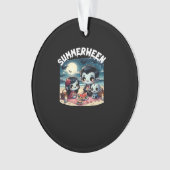 Summerween With A Family Of Vampires At The Beach  オーナメント (正面)