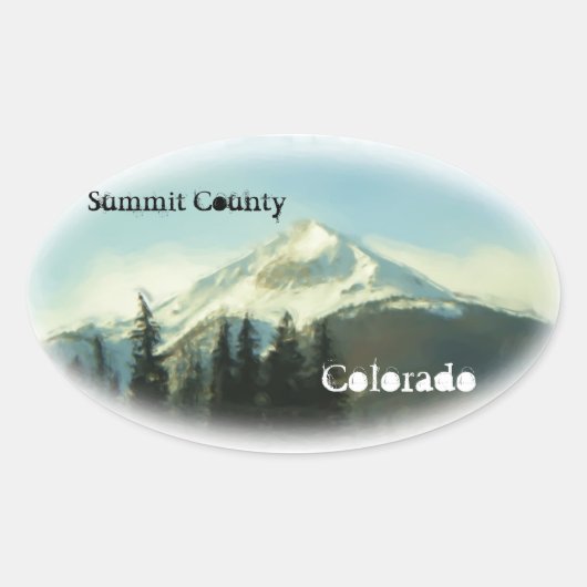 Summit Countyのシール 楕円形シール (正面)
