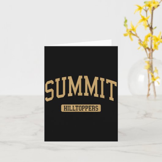 Summit High School Hs Summit Nj Varsity Srts  カード (黄色い花)