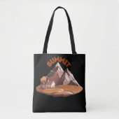 ​Summit Mountain Adventure Nature Lover Drawstring トートバッグ (正面)