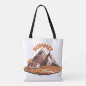 ​Summit Mountain Adventure Nature Lover Drawstring トートバッグ (裏面)