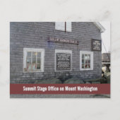 Summit Stage Office Mount Washington Photographic ポストカード (正面)