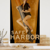 "Sumo Sized" Safe Harbor Beer Torpedo Poster ポスター (キッチン)