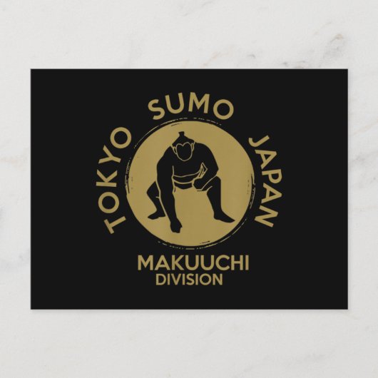 Sumo Wrestling Japan Tokyo Makuuchi Tournament ポストカード (正面)