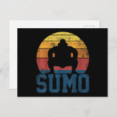 Sumo Wrestling Sumo Wrestler Vintage ポストカード (正面/裏面)
