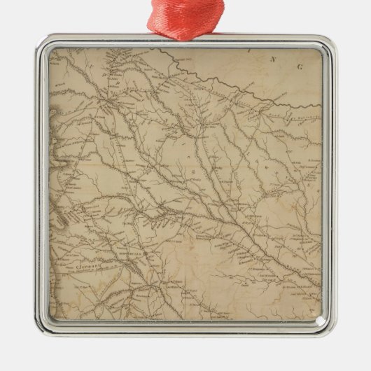 Sumter地区、サウスカロライナ メタルオーナメント (正面)