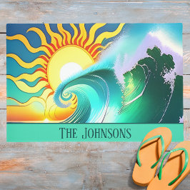 SunおよびSurfシグニチャ ドアマット