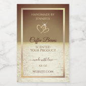 Sunかわいらし over the海デザイン製品ラベル フードラベル (シングルラベル)