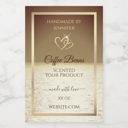 Sunかわいらし over the海デザイン製品ラベル フードラベル (シングルラベル)