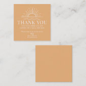 SunとビーチモダンWaveご注文ありがとうございます スクエア名刺 (正面/裏面)