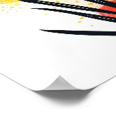 SunとNiのポスター付き風景 ポスター (角)