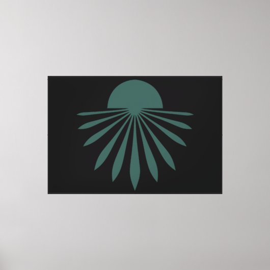 SunとReflection Wall Art Stretted Canvas Print キャンバスプリント (正面)
