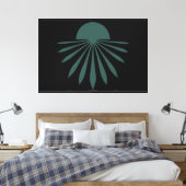 SunとReflection Wall Art Stretted Canvas Print キャンバスプリント (インサイチュ (寝室))