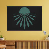 SunとReflection Wall Art Stretted Canvas Print キャンバスプリント (インサイチュ (リビング))