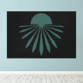 SunとReflection Wall Art Stretted Canvas Print キャンバスプリント (インサイチュ (ウッドフロア))