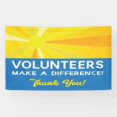 Sunに感謝するボランティア 横断幕 (横)
