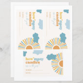 Sunはキャンディーカードの数を推測 (正面/裏面)