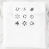 Sunアイコンセット スクエアシール (バッグ)