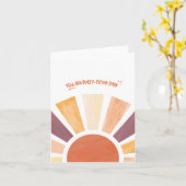 Sunカードを毎日明るく カード (黄色い花)