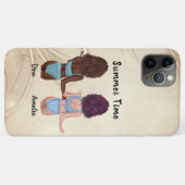 Sunキス友情：私のビースティーとの夏の雰囲気 Case-Mate iPhoneケース (裏面(横))