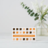 SUNサロンのお客様のモダン評価（正方形） ロイヤリティカード (スタンド正面)