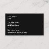 Sunシンボル編集可能名刺 名刺 (裏面)