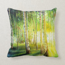 Sunストリーミング付きホワイト樺の木