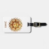 Sunデザイン連絡情報 ラゲッジタグ (正面横)