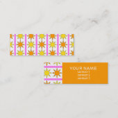 SUNパターンプロファイルカード スキニー名刺 (正面/裏面)