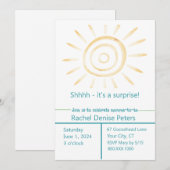 SUNベビーシャワー招待状 招待状 (正面/裏面)